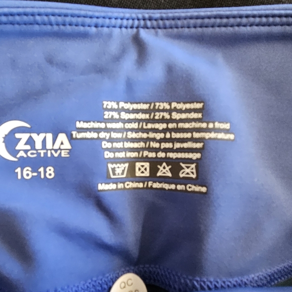 Neon Orange Curve Pocket Light N Tight Hi-Rise 7/8 24" Leggings, Size 16-18 - Picture 4 of 4